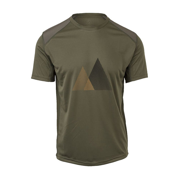 Maglia MTB Sport Uomo Army Green - Maniche Corte