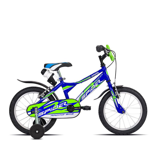 Bici Bambino 14 Pollici SPIDER 2.0 con Rotelle