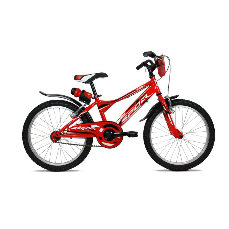 Bici Bambino 20 Pollici SPIDER 2.0 1V con Cavalletto e Borraccia – Tipo Spiderman BRERA