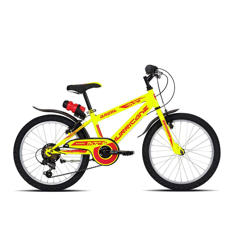 Bici Bambino 20 Pollici HURRICANE 1V con Cavalletto e Borraccia – BRERA