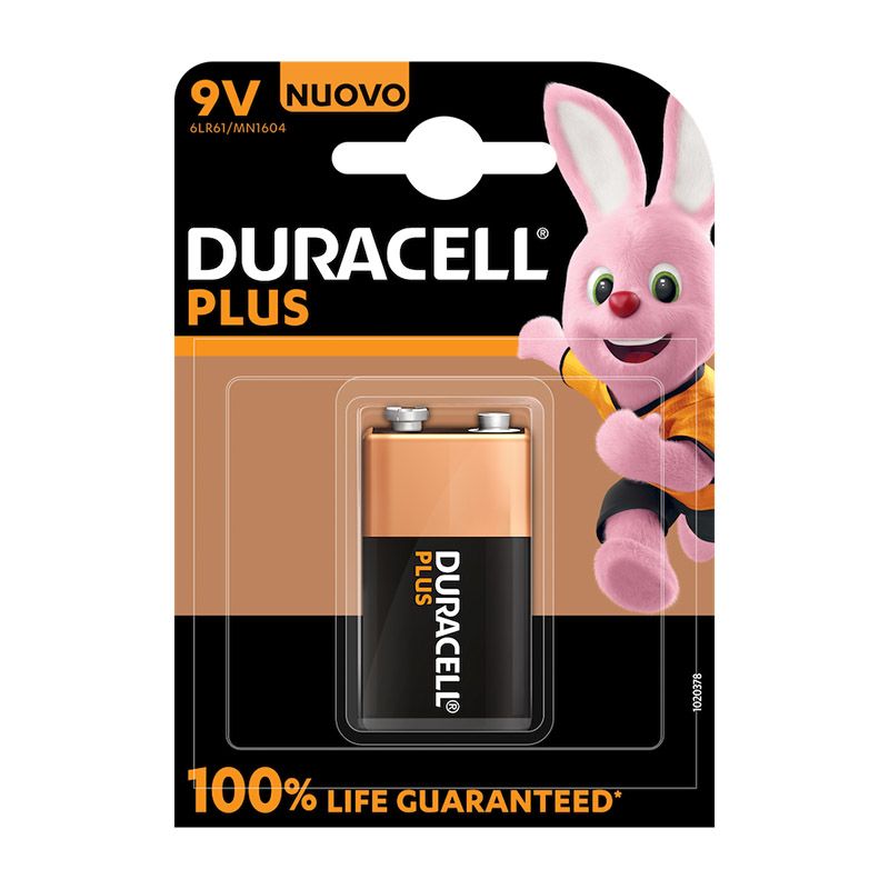 Batteria Transistor 9V PLUS100 DURACELL