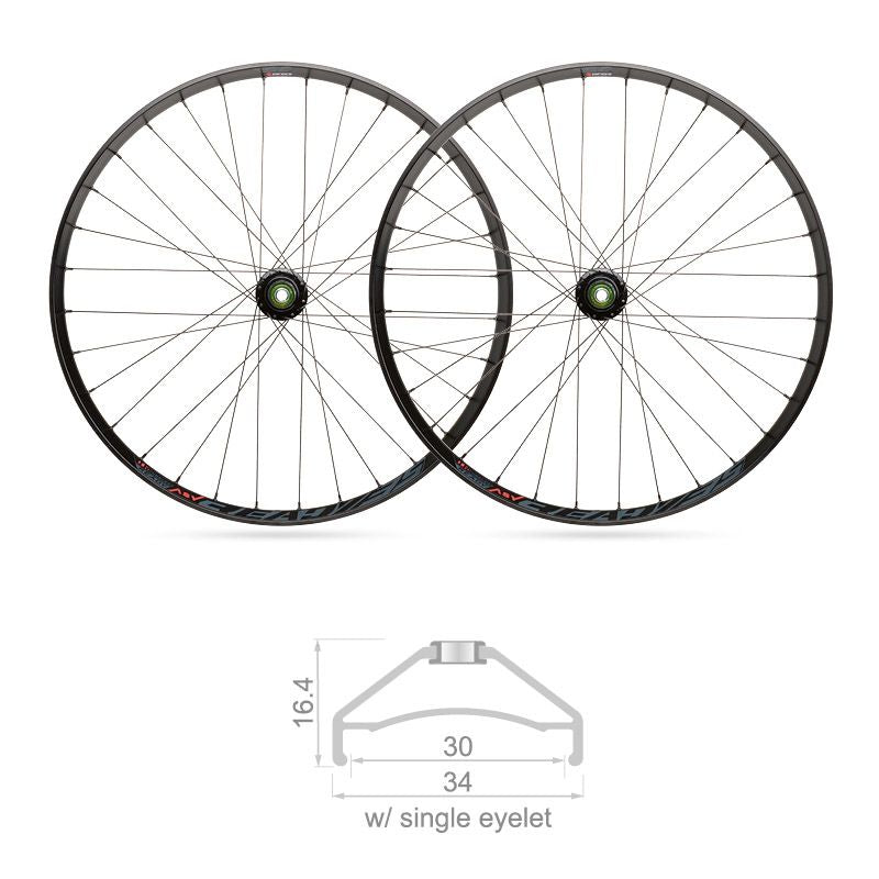 Ruote 27,5 x 30mm MTB READY Tubeless Microspline 12V (Coppia)