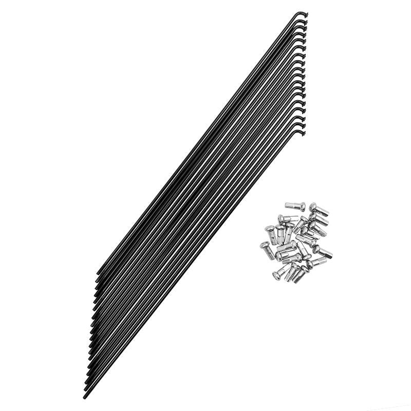 Raggio E-Bike 222 mm×2,3 mm Nero – Box 10 Pezzi MVTEK