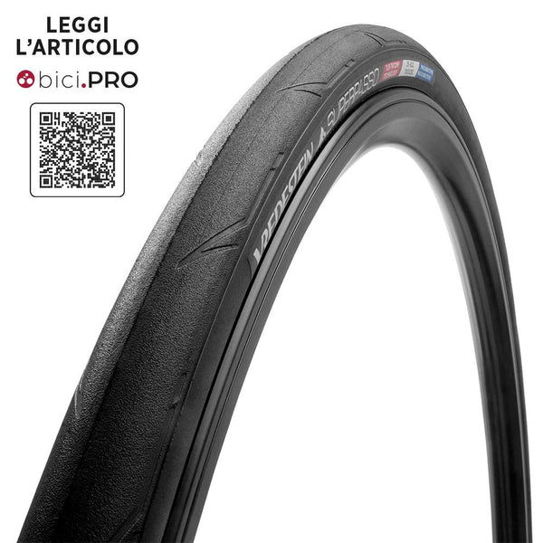 Copertura 700x25 SUPERPASSO Tubeless Ready Pieghevole Nero