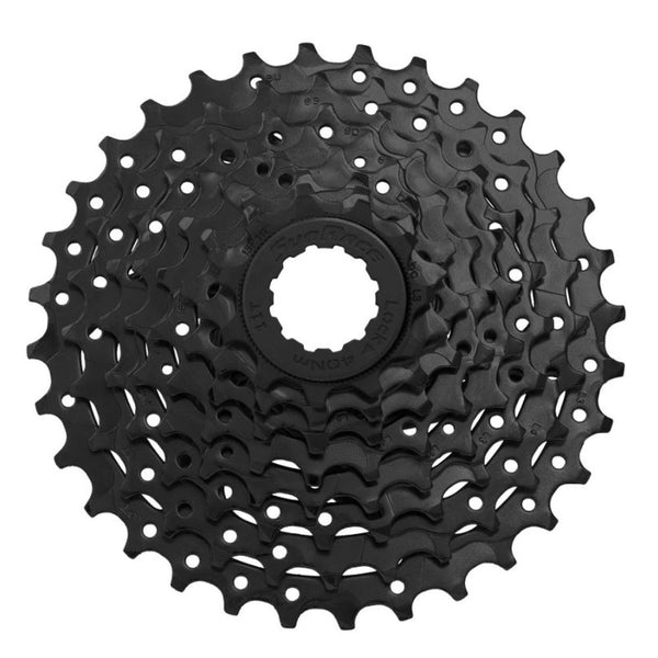 Cassetta MTB 8V x 11/34 Denti in Acciaio Nero - Corpetto SHIMANO