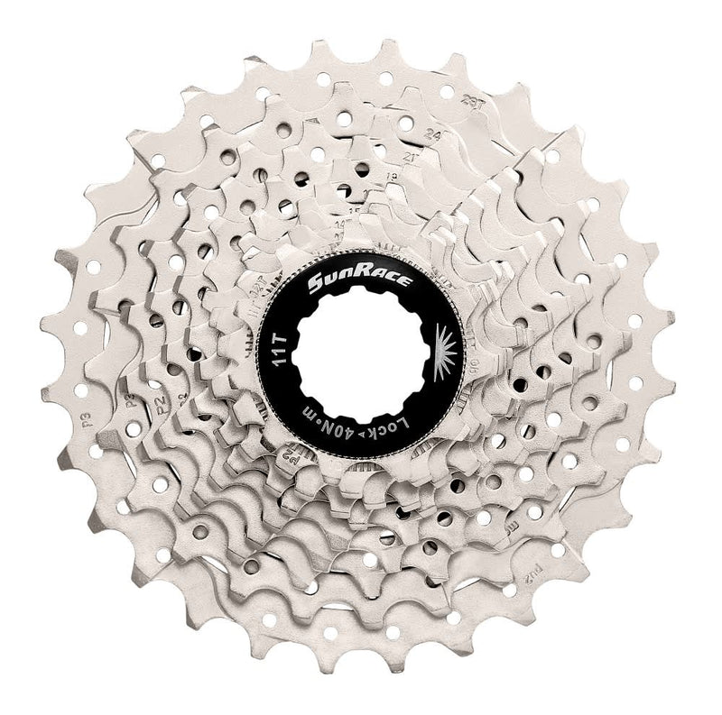 Cassetta ROAD 10V x 11/28 Denti in Acciaio/Alluminio Argento - SHIMANO