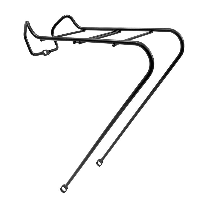 Portapacchi anteriore bici pieghevole 20 pollici in acciaio nero MVTEK