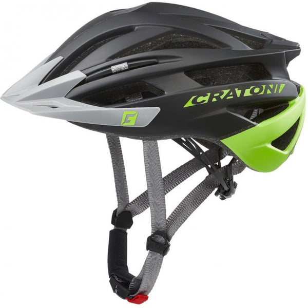 Casco Cratoni Agravic Black - Lime matt