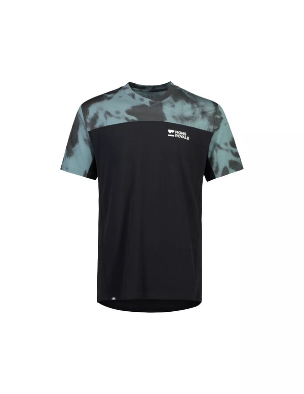 MONS ROYALE Maglia MTB Men REDWOOD ENDURO VT Manica Corta Sage Tie Dye / Black