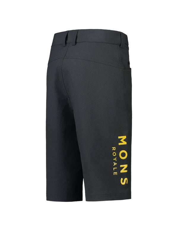 MONS ROYALE Pantaloncini MTB Man MOMENTUM 2.0 BIKE SHORTS Black / Gold